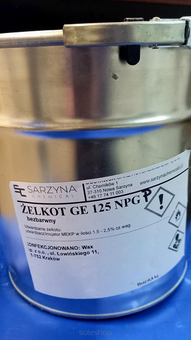 Żelkot GE 125 NPG  P bezbarwny *5kg*